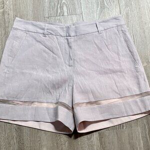 New Rebecca Taylor Flat Fr. Pockets Minimalist Resort Old Money Beach Shorts 10